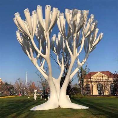 Escultura de plantes metàl·liques